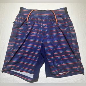 Lululemon T.H.E. Short w/ liner - Multicolor Stripe - S - Stretchy